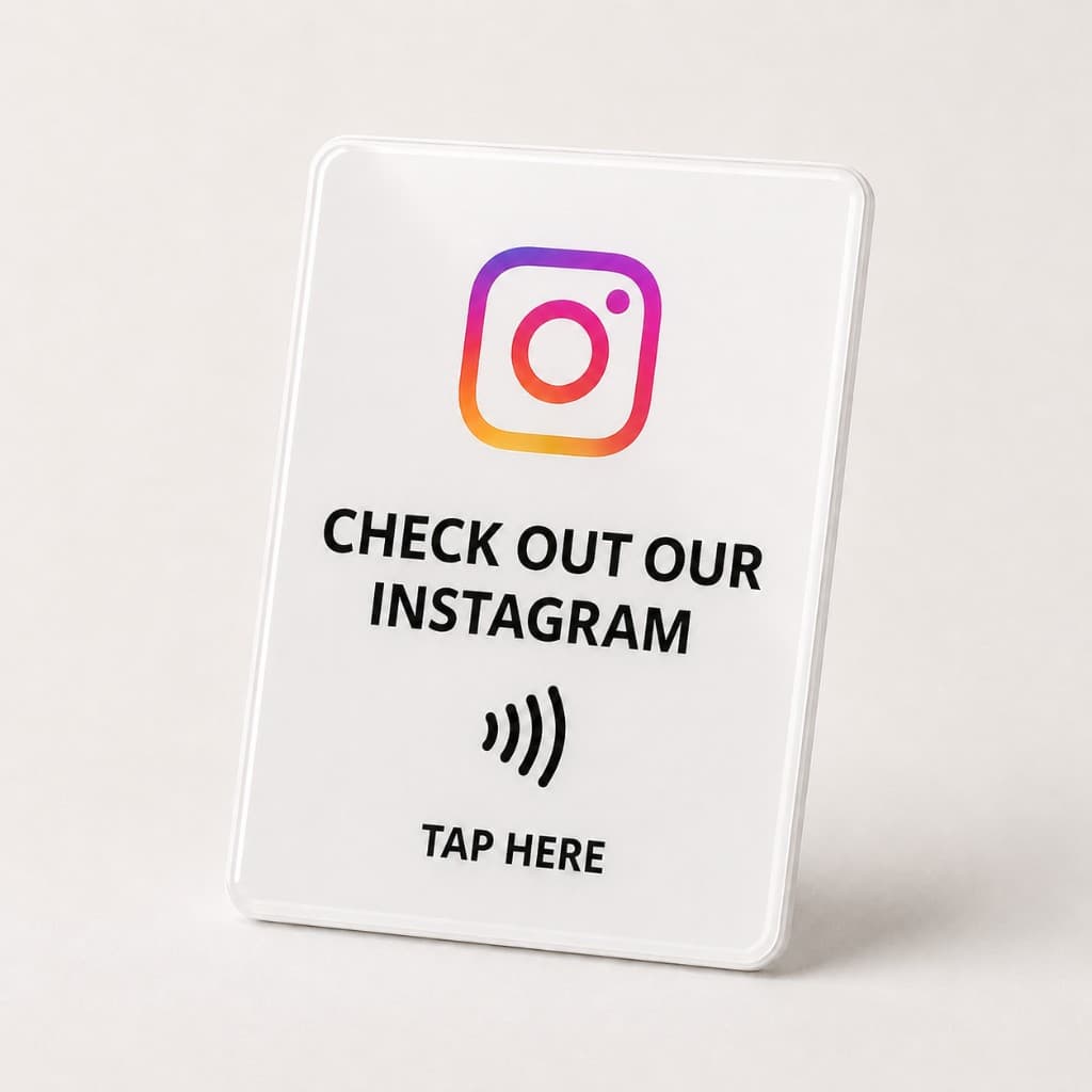 Instagram tile that reads Check out our Instagram